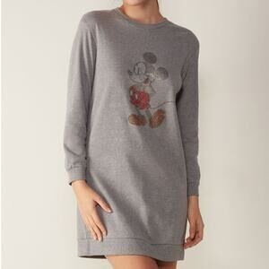 intimissimi Disney Night Shirt with Rhinestone Mickey Mouse Size S
